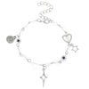 Bracelet Zinc Alloy Geometric Handmade Heartshaped Fivepointed Star Punk Style