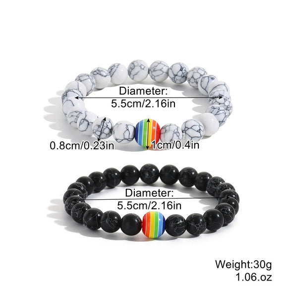 Bracelet Zinc Alloy Geometric Heartshaped Handmade Friendship