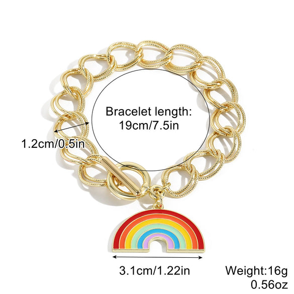 Bracelet Zinc Alloy Geometric Heartshaped Handmade Friendship