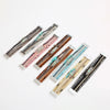 Bracelets Leather Crystal Feather Braided Geometric Electroplated For Women And Men