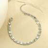 Bracelets Stainless Steel Geometric Retro Doublelayer Disc Fashion Light Luxury Niche Design Electroplating For Women