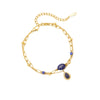 Bracelets Stainless Steel Inlaid With Natural Stone Titanium Steel Pendants Electroplated Fashion Hand Jewelry