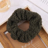 Braided Fabric Hair Ring High Elasticity Geometric Scrunchie For Elegant Ponytail Styling