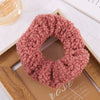 Braided Fabric Hair Ring High Elasticity Geometric Scrunchie For Elegant Ponytail Styling