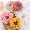 Braided Fabric Hair Ring High Elasticity Geometric Scrunchie For Elegant Ponytail Styling