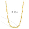 Brass 18K Gold Plated Paper Clip Solid Color Long Necklace Necklace