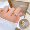Brass Cartoon Crown Fashion Ring With Electroplating For Women