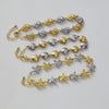 Brass Conch Starfish Shell Bracelet Twocolor Electroplating For Women