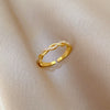 Brass Crown Shaped Women's Fashionable Ring With Copper Micro Inlay And Electroplating