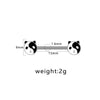 Breast Ring Jewelry Stainless Steel Alloy Inlaid Artificial Gem Semiprecious Stone Animal Zodiac Electroplating