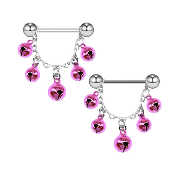 Breast Ring Jewelry Stainless Steel Geometric Electroplating Style