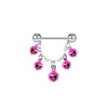 Breast Ring Jewelry Stainless Steel Geometric Electroplating Style