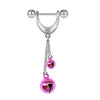 Breast Ring Jewelry Stainless Steel Geometric Electroplating Style
