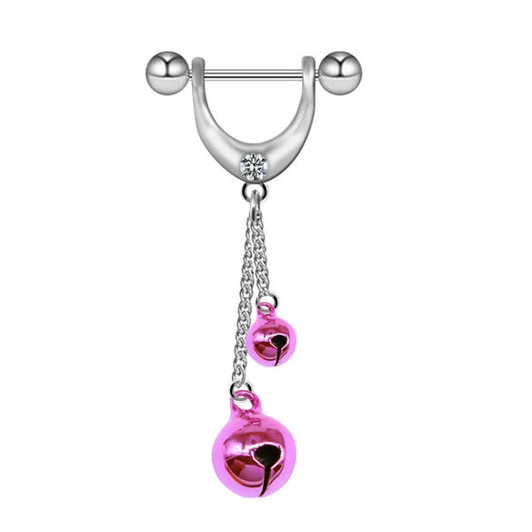 Breast Ring Jewelry Stainless Steel Geometric Electroplating Style