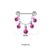 Breast Ring Jewelry Stainless Steel Geometric Electroplating Style
