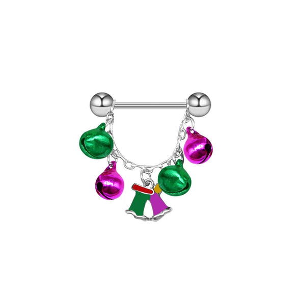 Breast Ring Jewelry Stainless Steel Geometric Electroplating Style