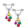 Breast Ring Jewelry Stainless Steel Geometric Electroplating Style