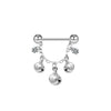 Breast Ring Jewelry Stainless Steel Geometric Electroplating Style