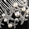 Bridal Alloy Star Rhinestone Handmade Hair Comb Women's Jewelry Hair Accessories