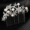 Bridal Alloy Star Rhinestone Handmade Hair Comb Women's Jewelry Hair Accessories