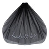 Bridal Embroidered Nylon Letter Veil Women's Wedding Essential Accessories