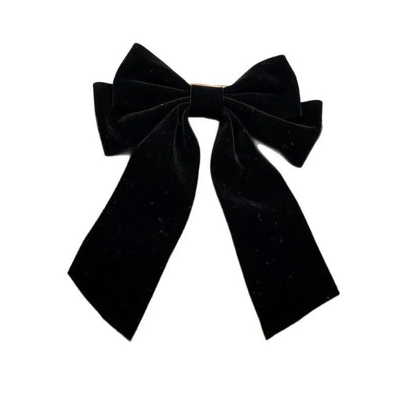 Bridal Hair Accessories Plush Flannel Handmade Bow Duckbill Clip For Engagement Party Wedding