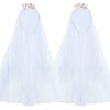 Bridal Hairband Veil Suit Zinc Alloy Electroplated Simple Women's Wedding Headdress Accessories