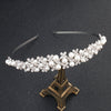 Bridal Headband Alloy Pearl Rhinestone Handmade Women's Accessories