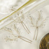 Bridal Headwear Alloy Ushaped Handmade Pearl Hairpin Jewelry Hair Accessories