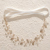 Bridal Headwear Handwoven Pearl Headband Forest Fairy Style With Leaf Pattern For Women And Kids