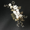 Bridal Headwear New Forest Blue Flower Hair Comb Knot Wedding Accessories