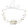 Bridal Jewelry Handmade Pearl Waist Chain Metal Sweet Style Electroplating