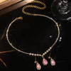 Bridal Jewelry Necklace Earrings Set Rhinestone Diamond Stars Sun And Moon Clouds Cosmic Pattern