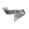 Bridal Shoulder Strap Etiquette Belt Glitter Cloth And Satin Cloth Bronzing Luxury Wedding Decoration