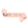 Bridal Shoulder Strap Etiquette Belt Glitter Cloth And Satin Cloth Bronzing Luxury Wedding Decoration