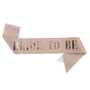 Bridal Shoulder Strap Etiquette Belt Glitter Cloth And Satin Cloth Bronzing Luxury Wedding Decoration