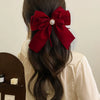 Bridal Toast Bow Hairpin Plush Princess Style Purely Handmade Hair Accessories