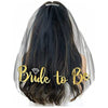 Bridal Veil Nylon With Letters Numbers Text Pattern For Women