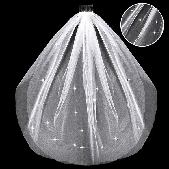 Bridal Veil Women's Rhinestone Accessory