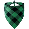 British Style Cotton Christmas Lattice Pet Scarf