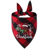 British Style Cotton Christmas Lattice Pet Scarf