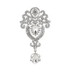 Brooch Alloy Pearl Flower Electroplated Fashion Accessories
