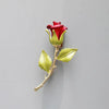 Brooch Alloy Pearl Flower Electroplated Fashion Accessories