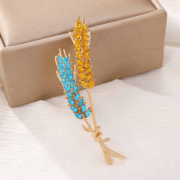 Brooch Alloy Pearl Flower Electroplated Fashion Accessories