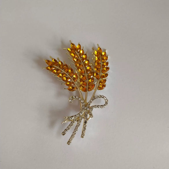 Brooch Alloy Pearl Flower Electroplated Fashion Accessories