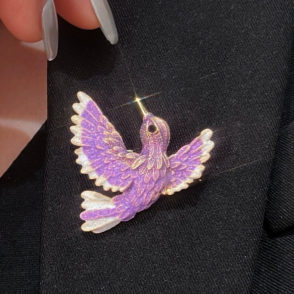 Brooch Alloy Pearl Flower Electroplated Fashion Accessories