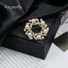 Brooch Alloy Pearl Star Electroplating Fashion Light Luxury Style Accessories