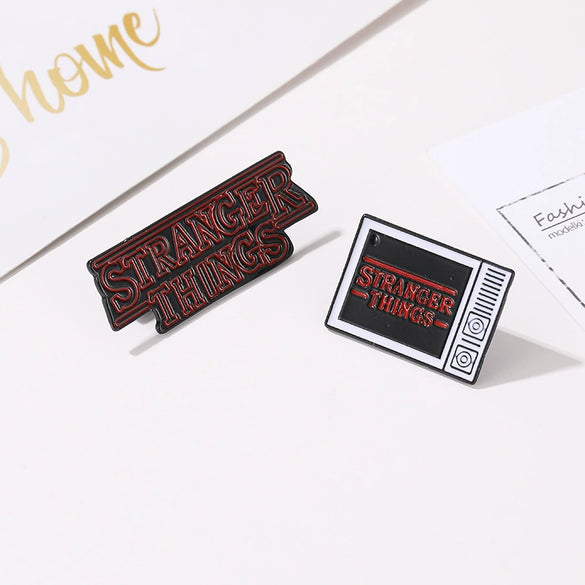 Brooch Dripping Oil Material Creative Cartoon Personality Color Letters Fashion Accessories