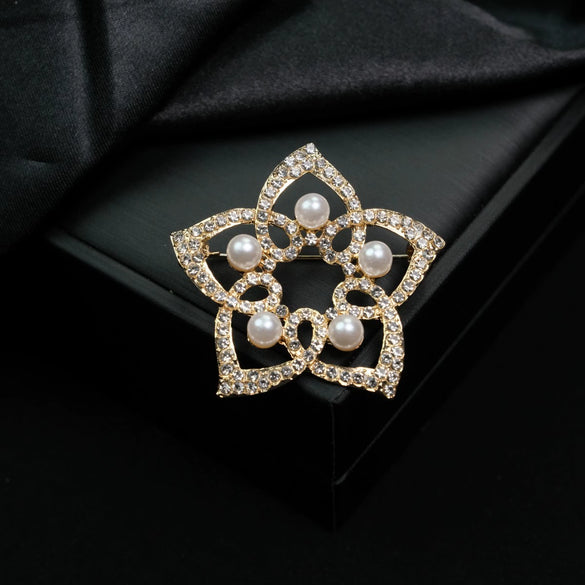 Brooch Zinc Alloy Flower Constellation Electroplating Women's