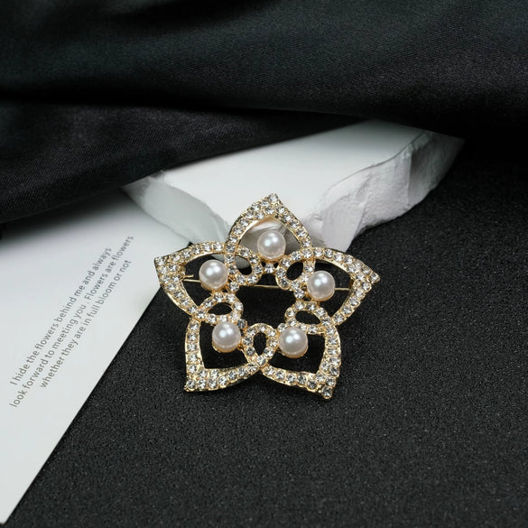 Brooch Zinc Alloy Flower Constellation Electroplating Women's